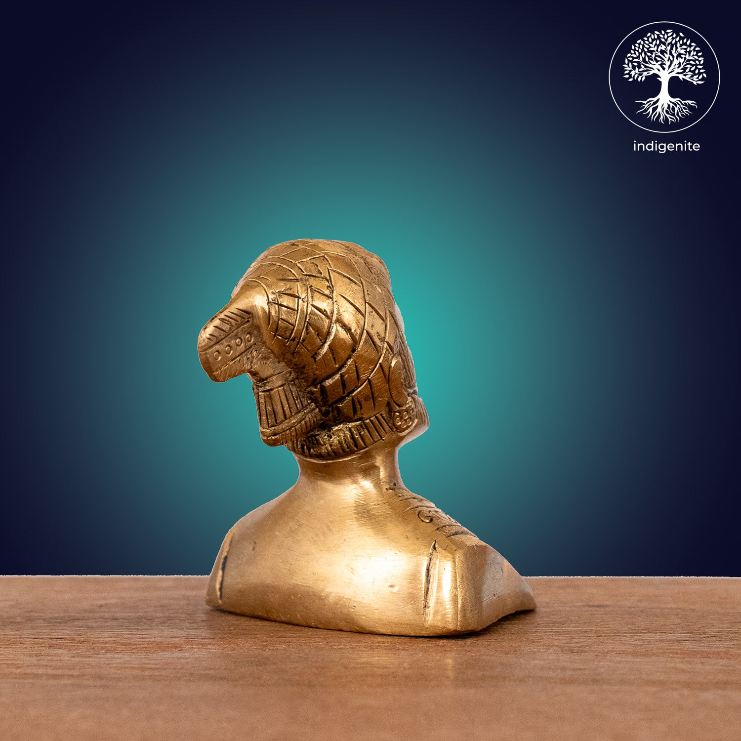 Chhatrapati Shivaji Maharaj Bust - Brass Statue