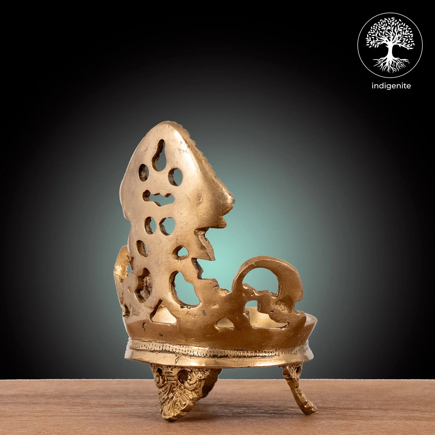 Big Diya with Stand - Pooja Decor