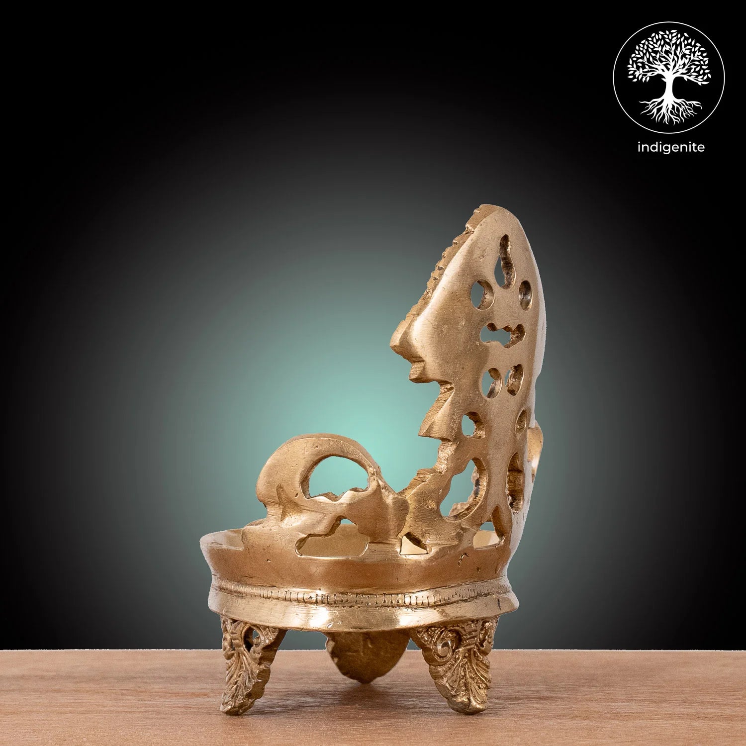 Big Diya with Stand - Pooja Decor