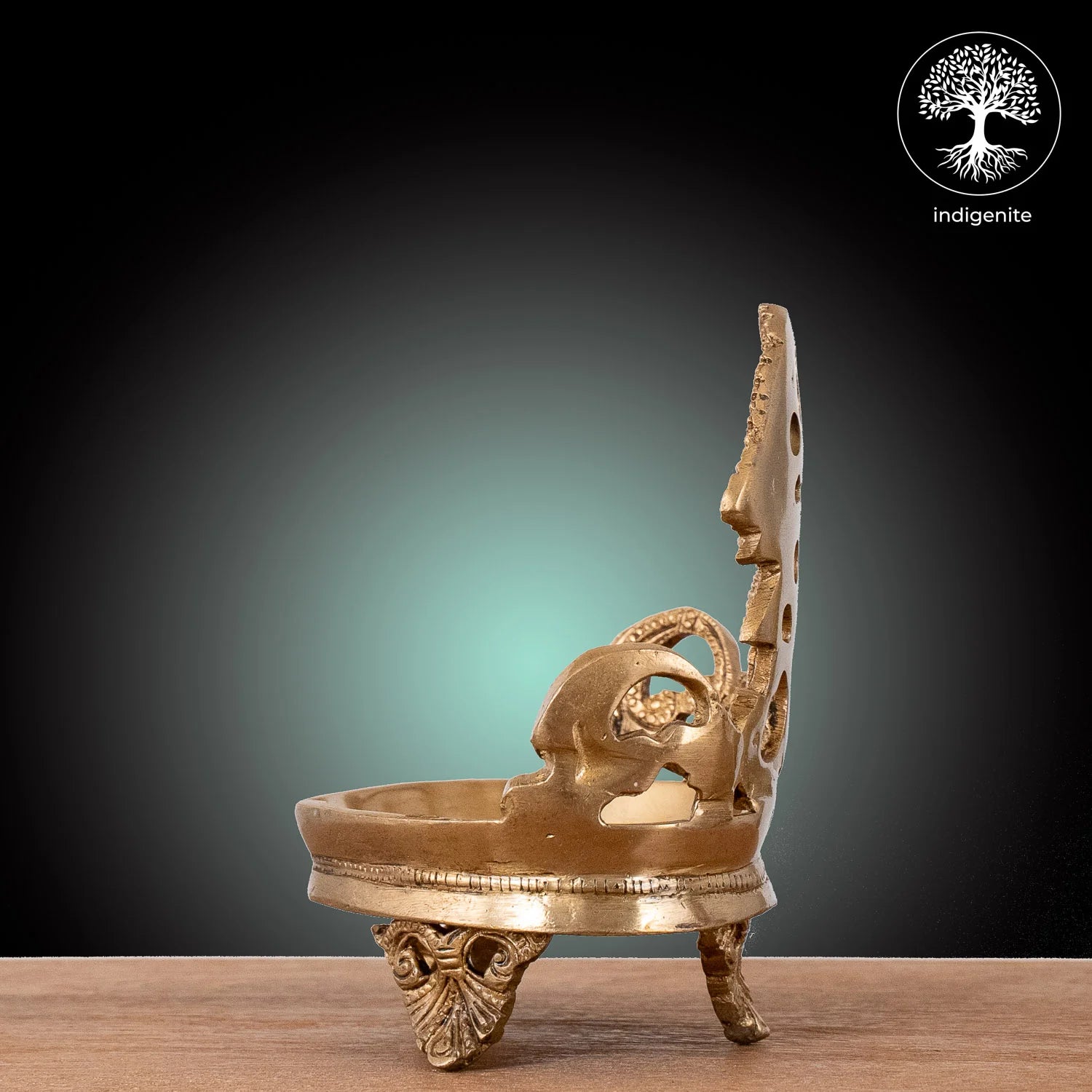 Big Diya with Stand - Pooja Decor