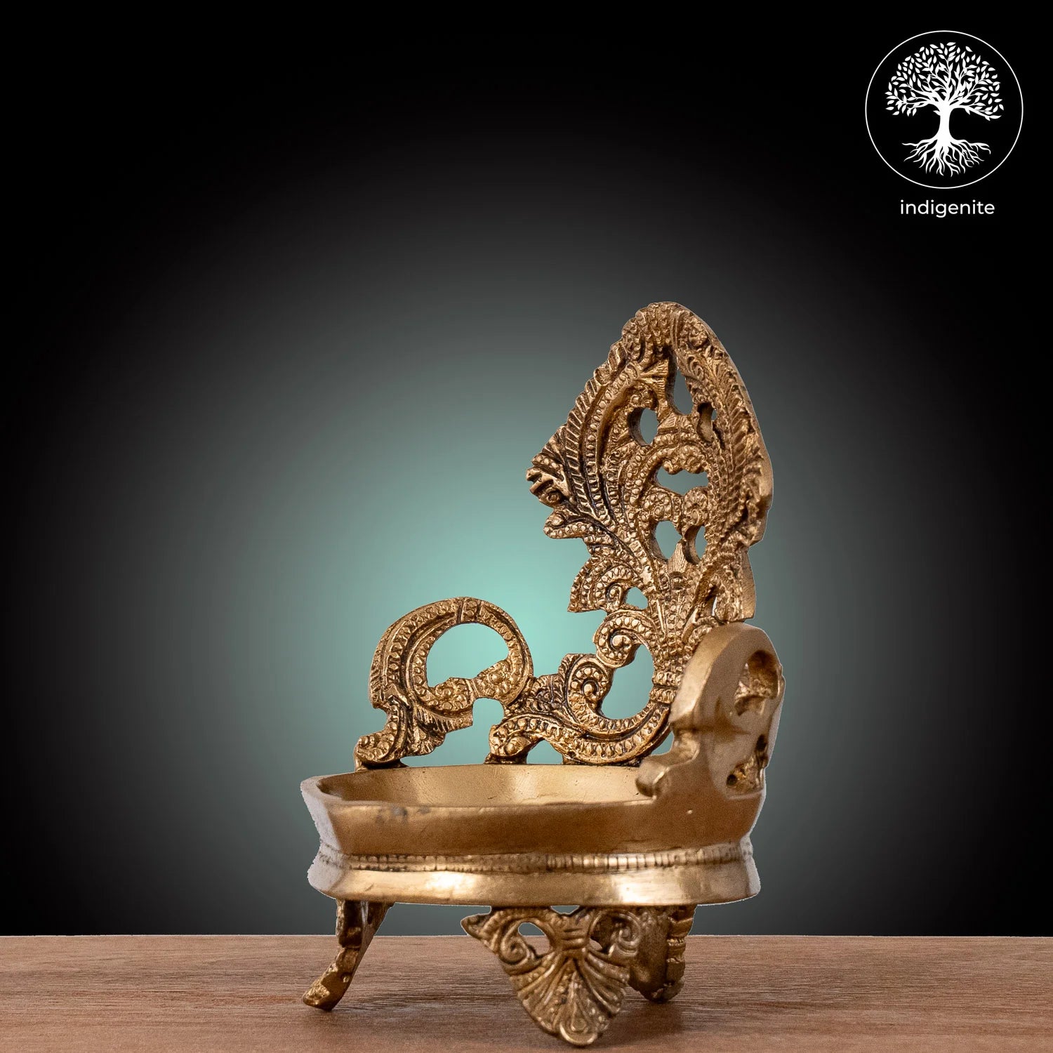 Big Diya with Stand - Pooja Decor