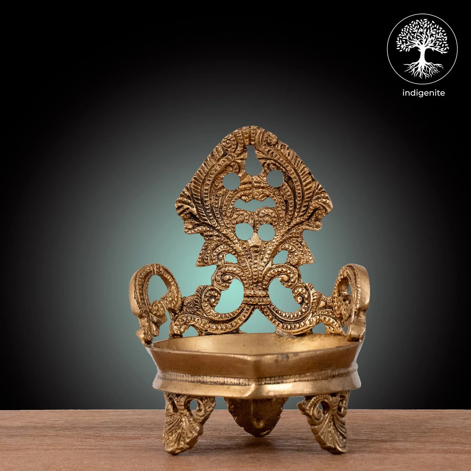 Big Diya with Stand - Pooja Decor