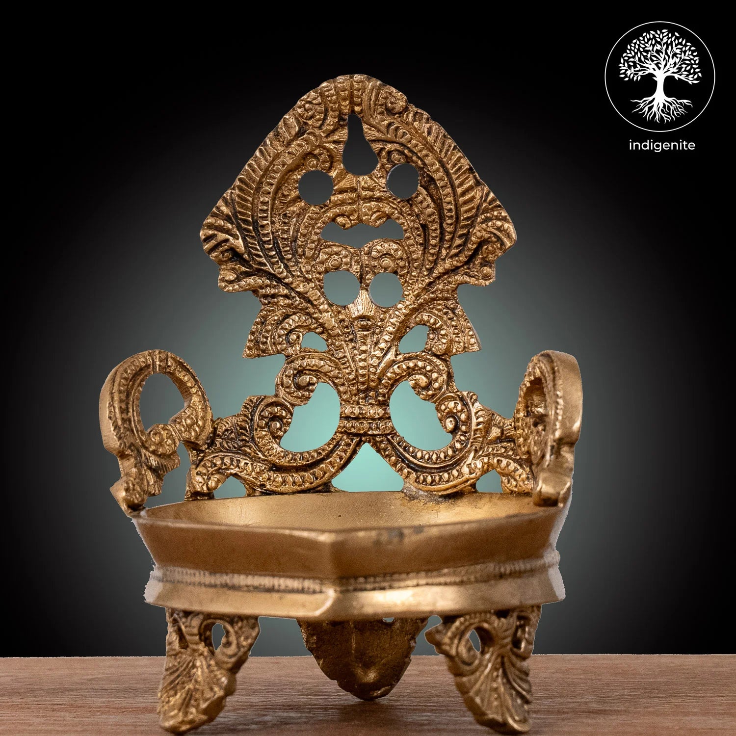 Big Diya with Stand - Pooja Decor