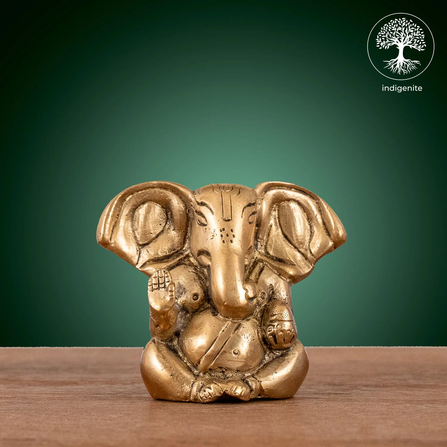 Lord Ganesh Idol - Brass Statue | 2.5 Inch
