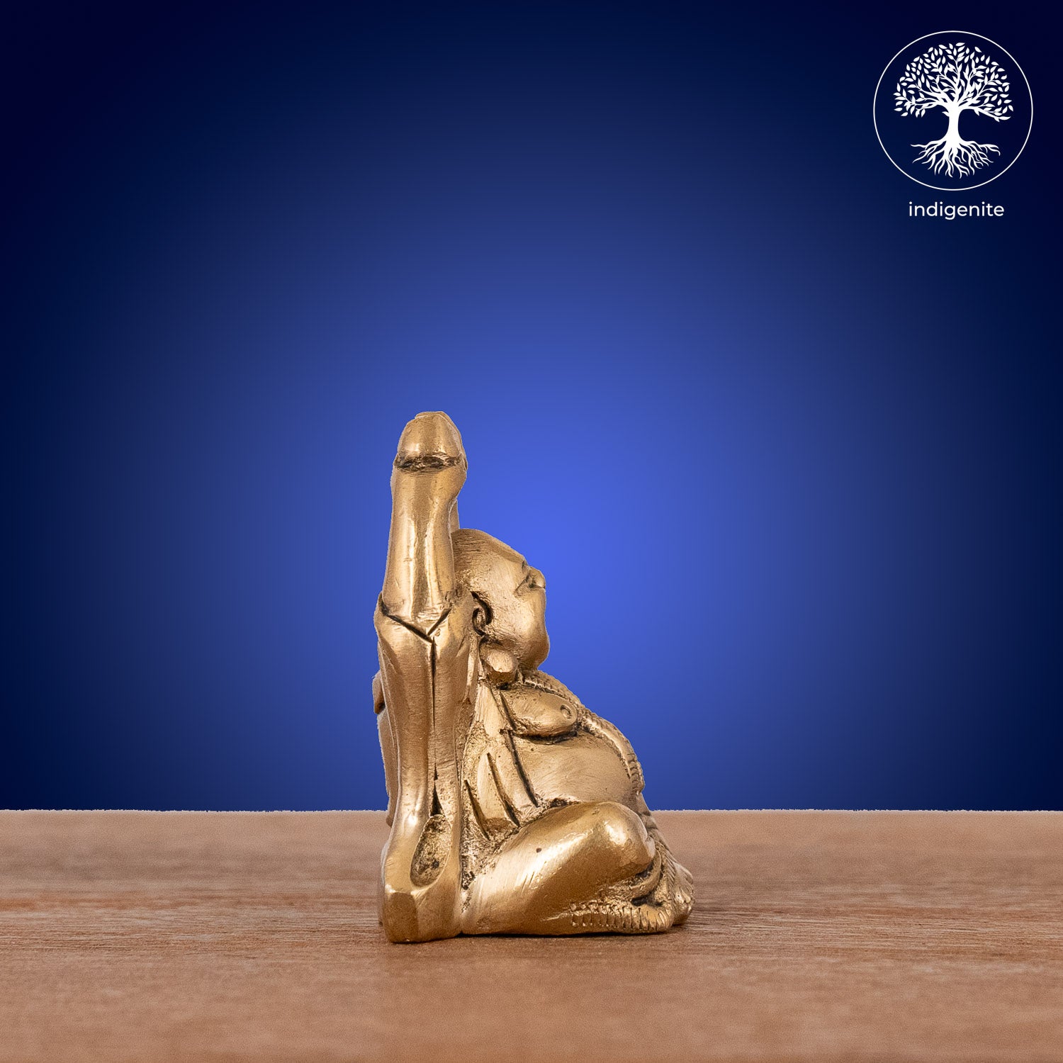 Laughing Buddha - Brass Statue