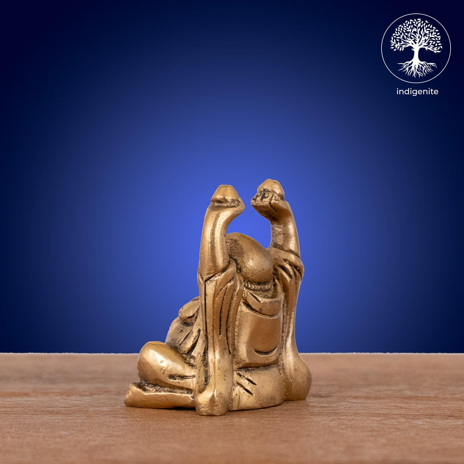 Laughing Buddha - Brass Statue