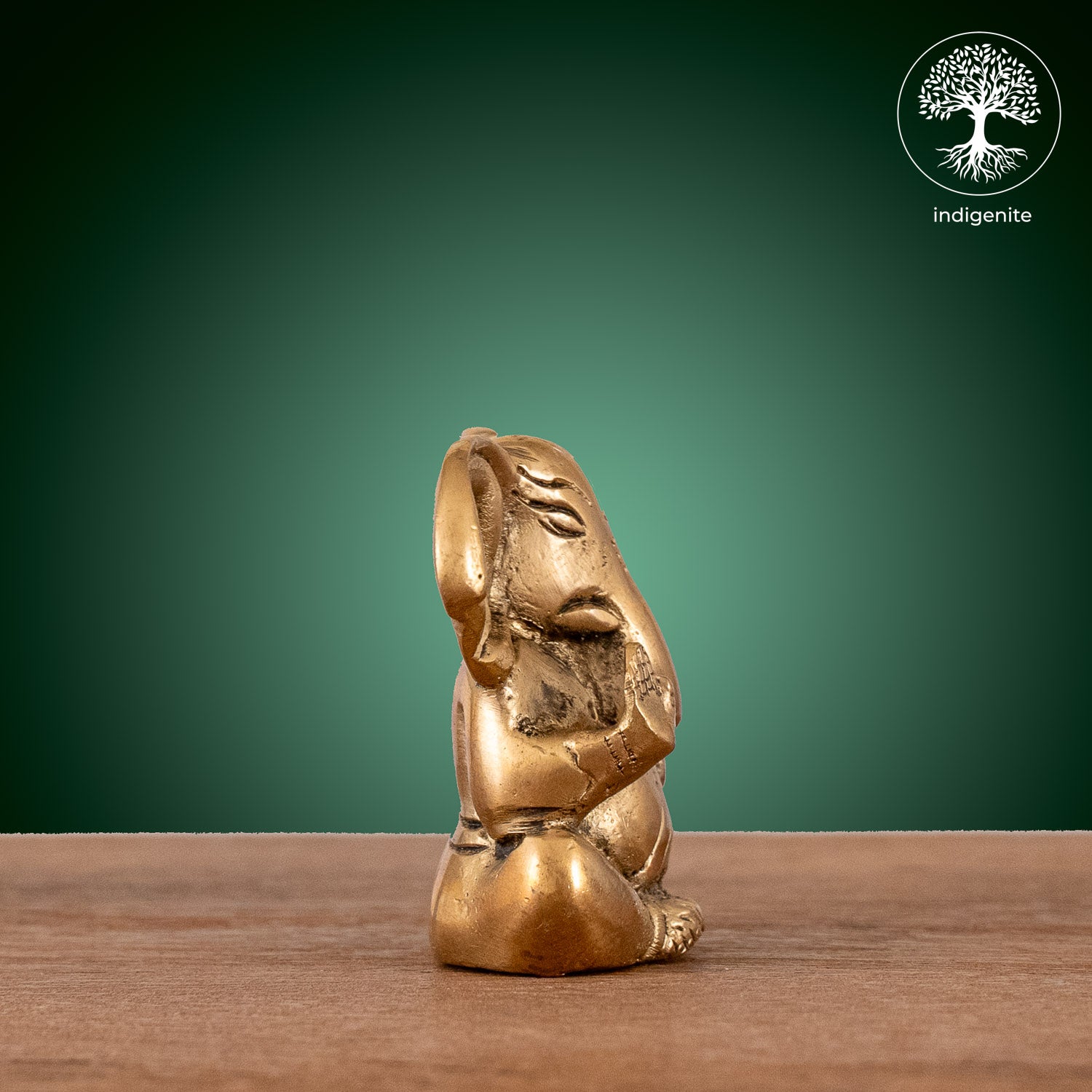 Lord Ganesh Idol - Brass Statue | 2.5 Inch