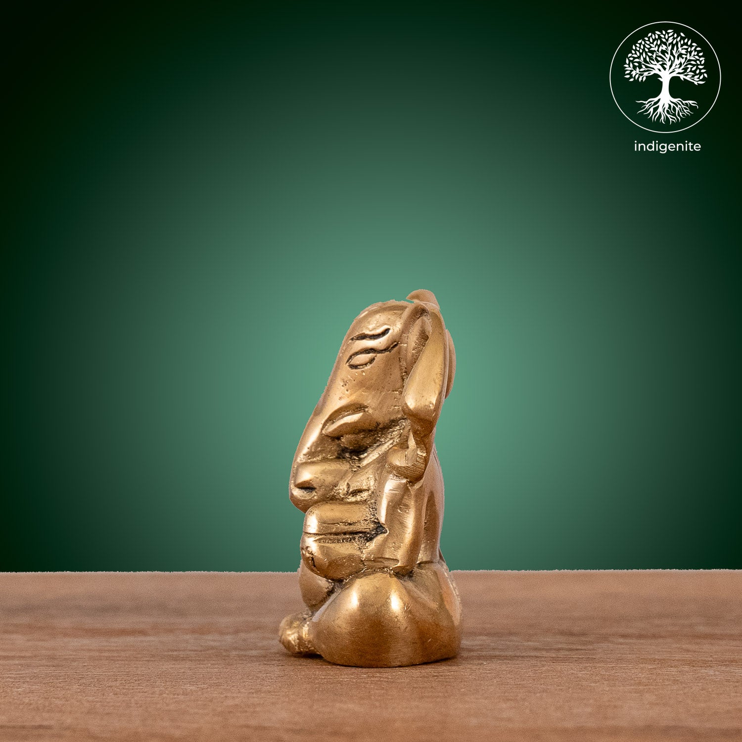 Lord Ganesh Idol - Brass Statue | 2.5 Inch