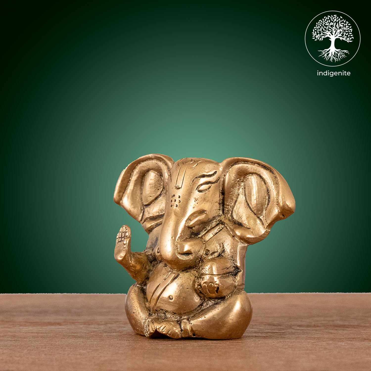 Lord Ganesh Idol - Brass Statue | 2.5 Inch