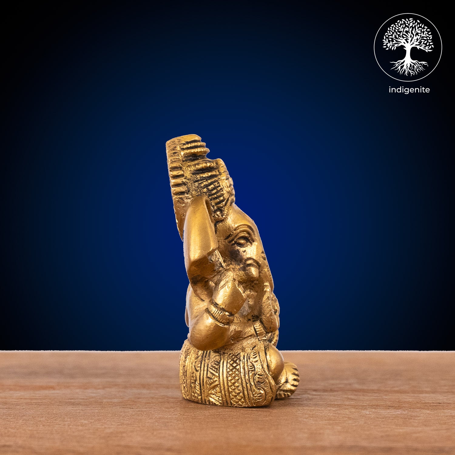 Lord Ganesh Idol - Brass Statue | 3.5 Inch