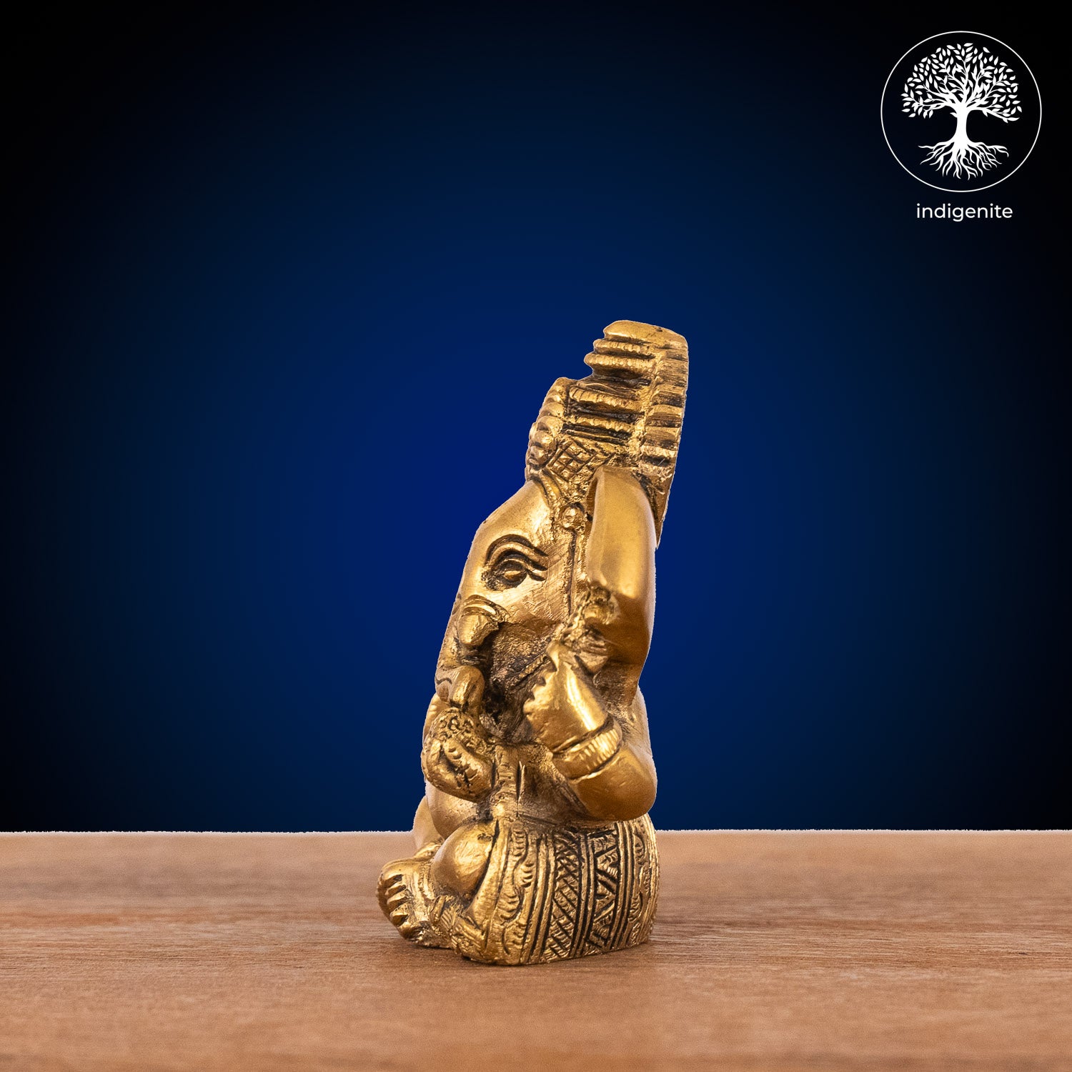 Lord Ganesh Idol - Brass Statue | 3.5 Inch