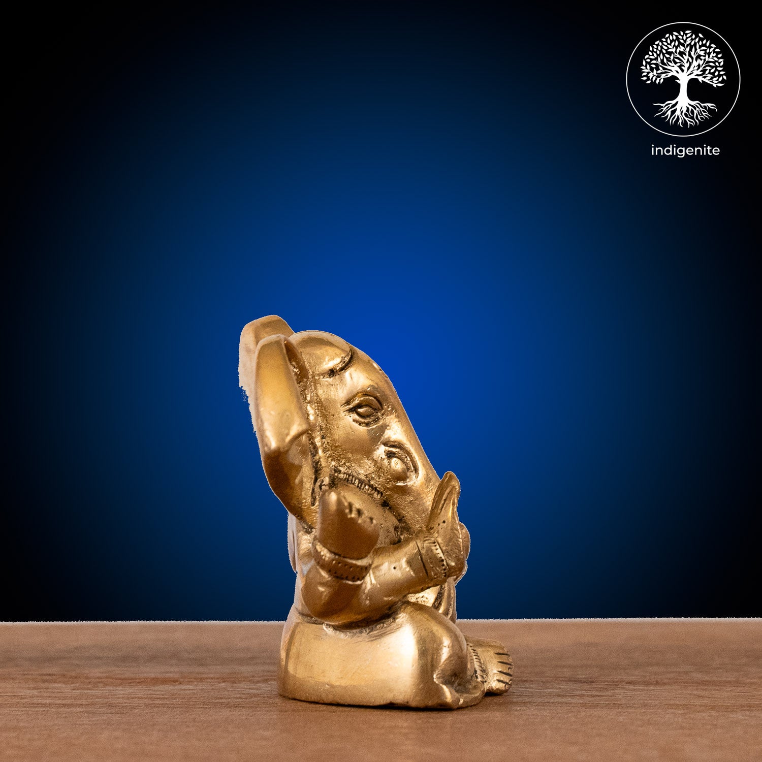 Lord Ganesh Idol - Brass Statue | 3 Inch