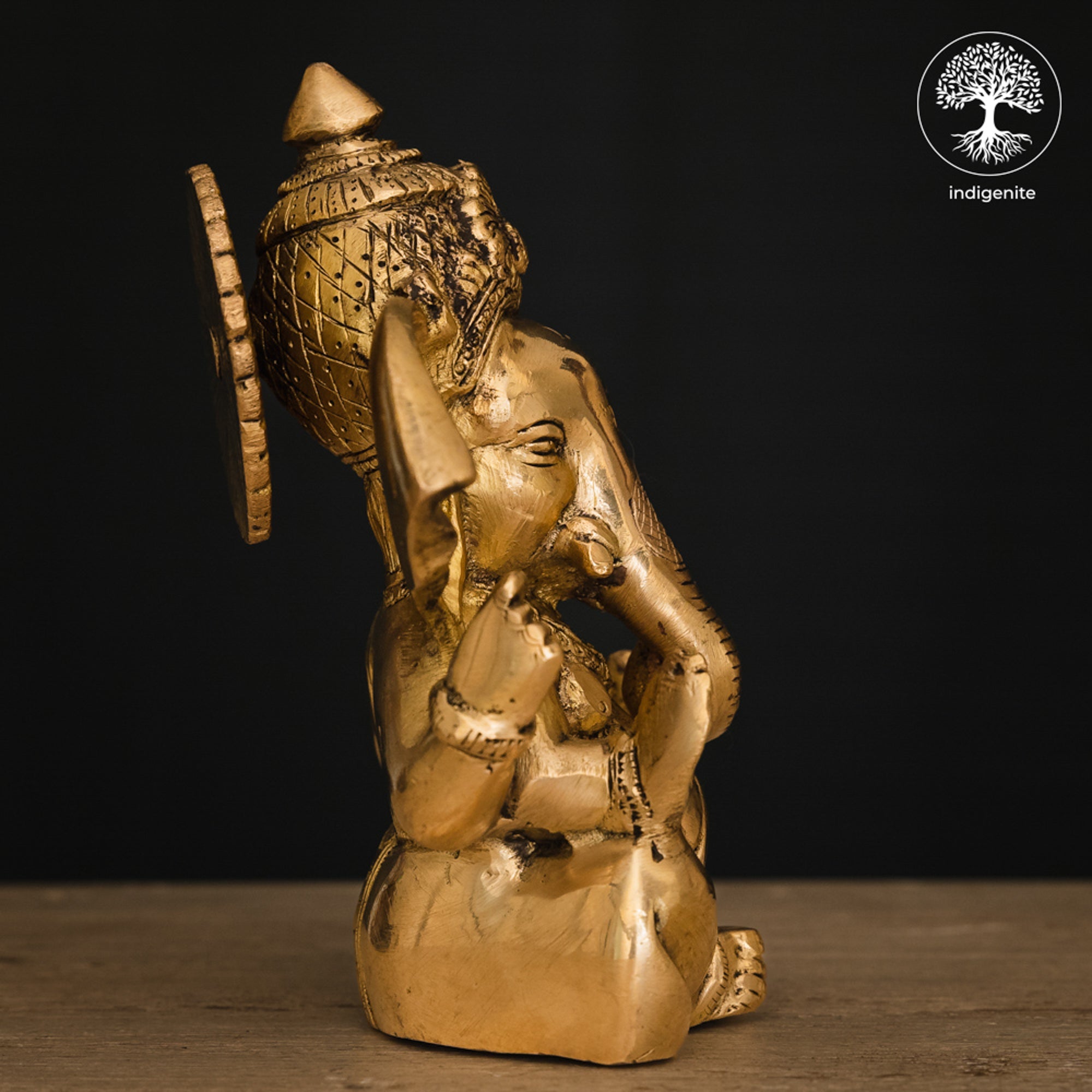 Lord Ganesh Idol - Brass Statue | 6.5 Inch