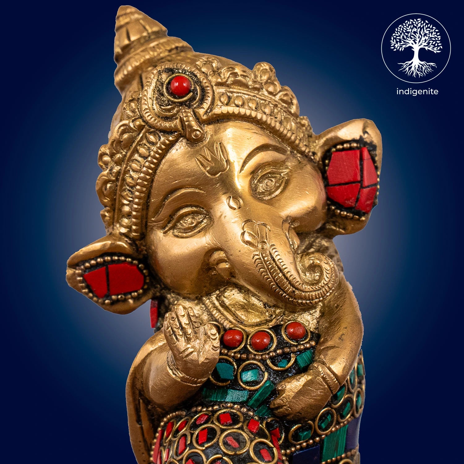 Lord Ganesh Idol Dancing - Brass Statue