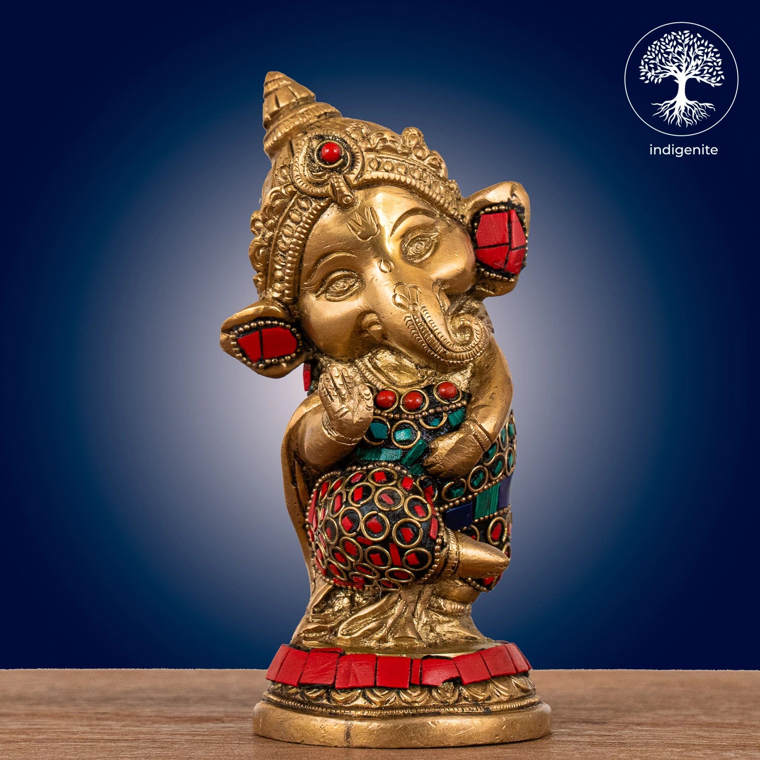 Lord Ganesh Idol Dancing - Brass Statue