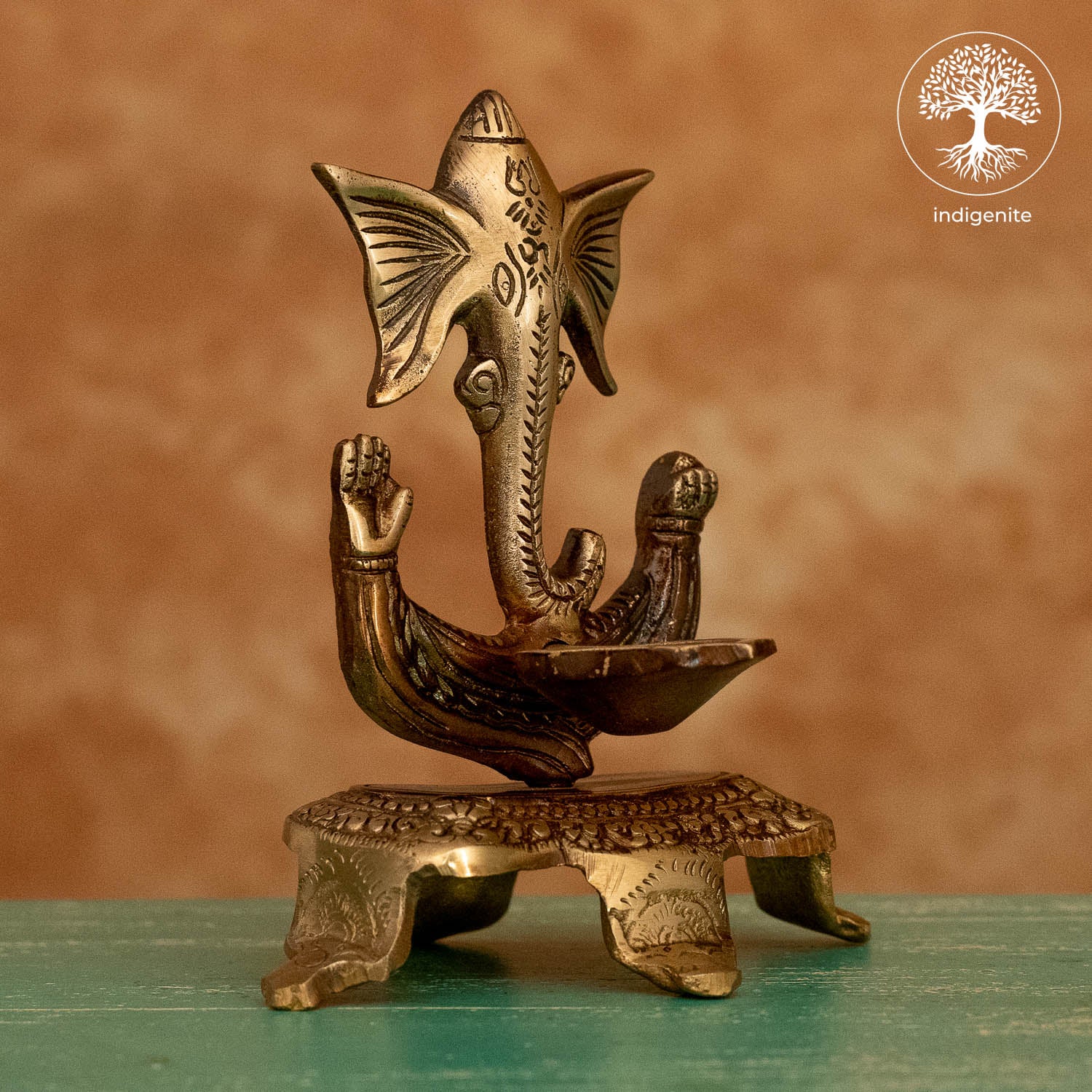 Lord Ganesh Mukh Diya - Pooja Decorative