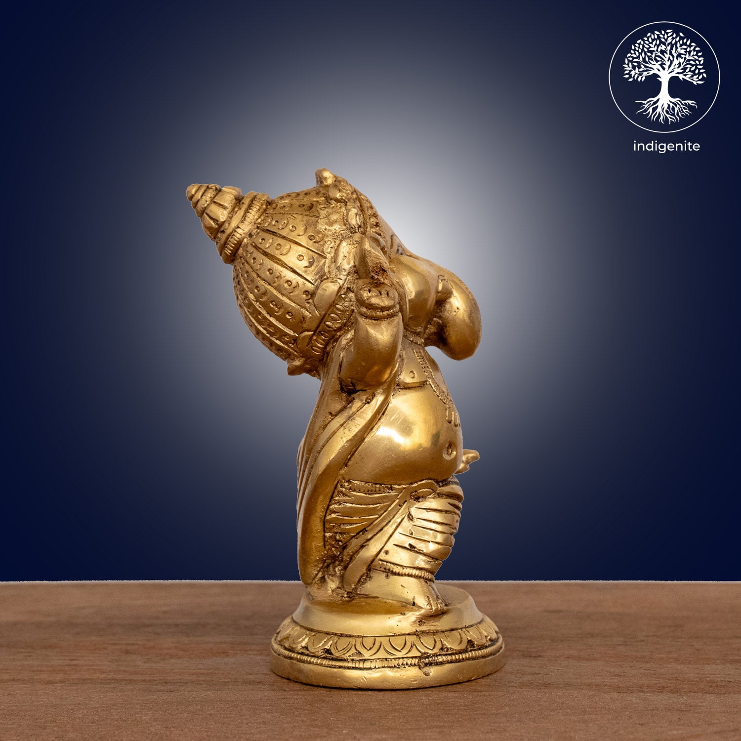Lord Ganesha Dancing - Brass Statue