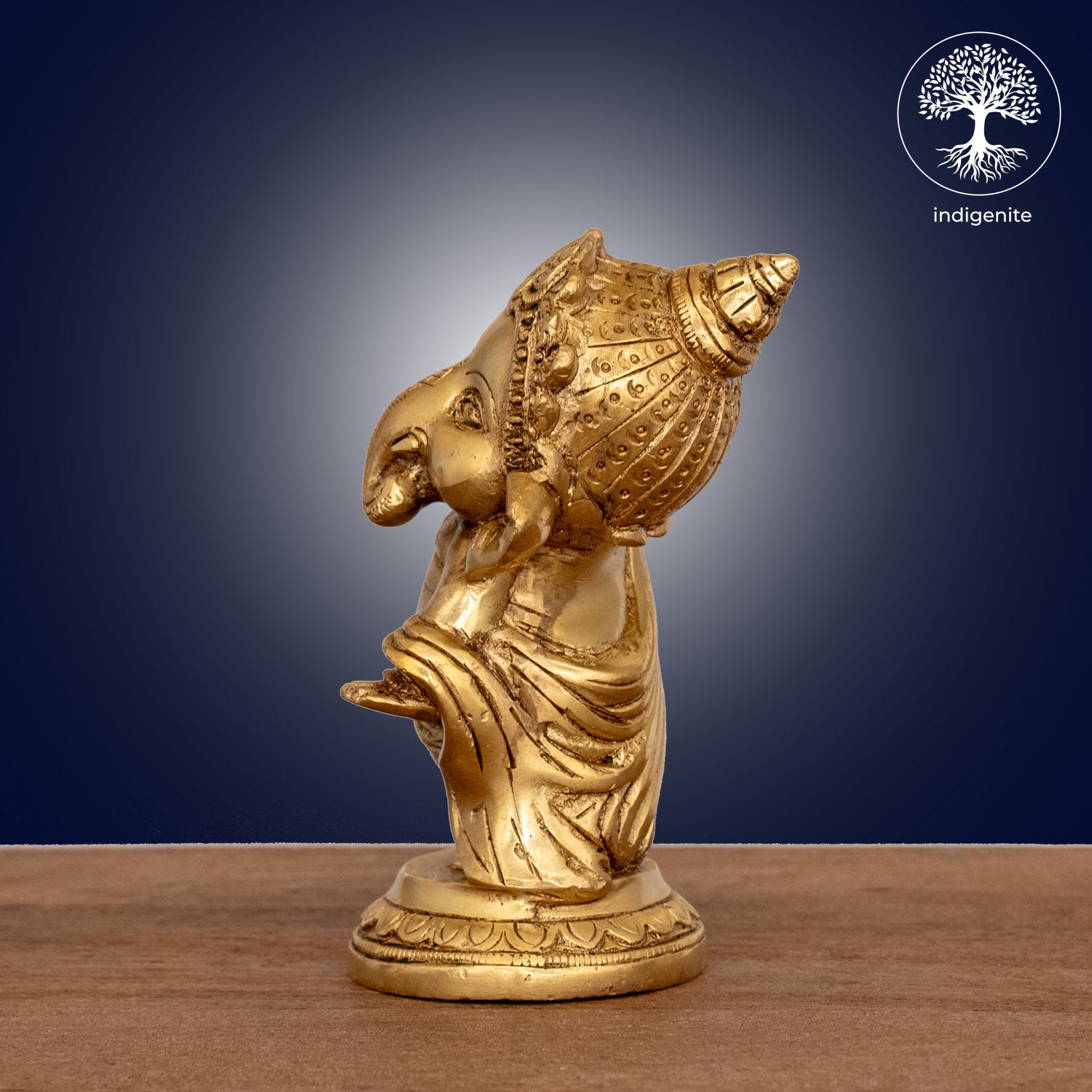 Lord Ganesha Dancing - Brass Statue