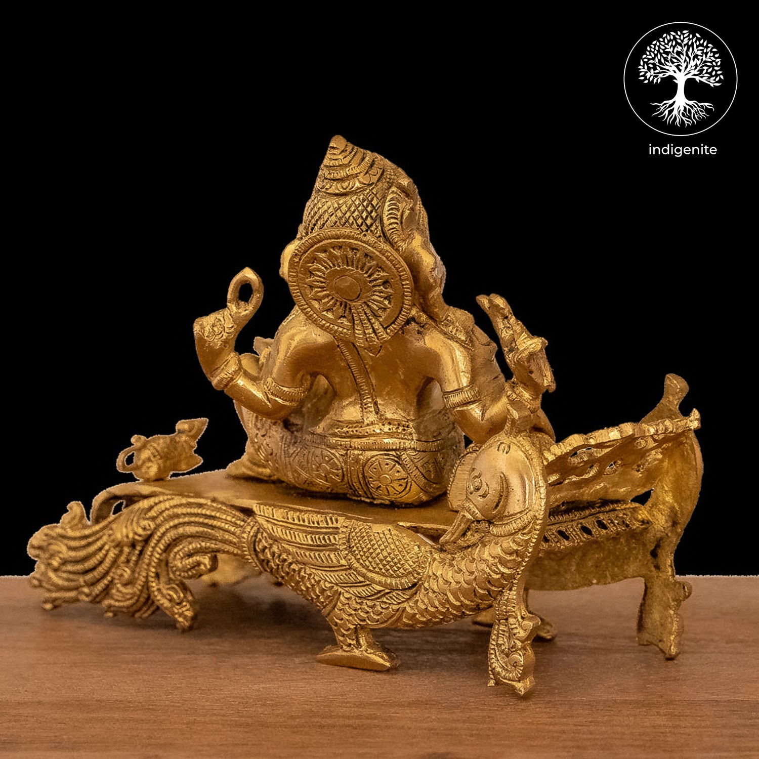 Lord Ganesha Idol Resting - Brass Statue