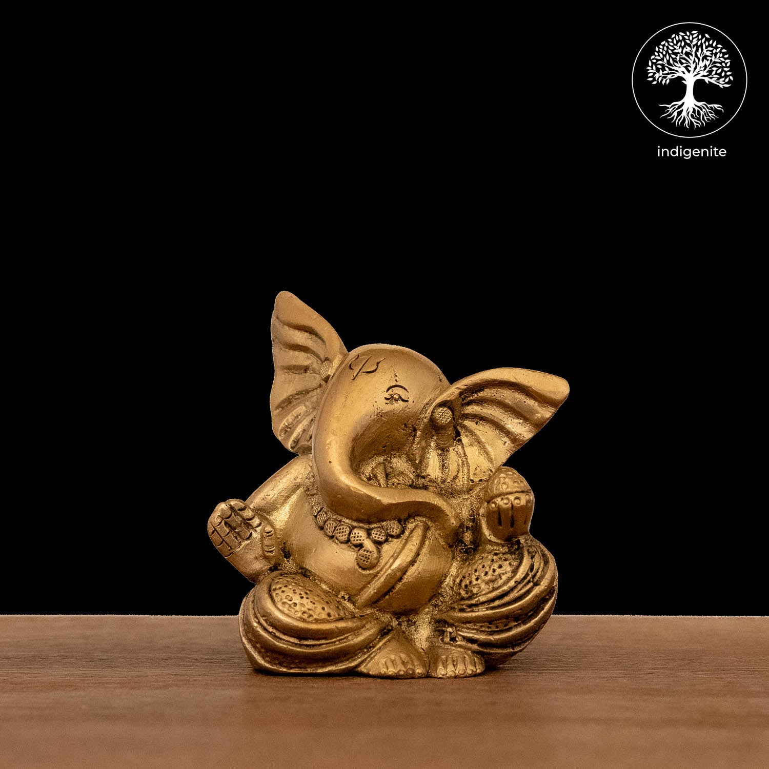 Lord Ganesh - Brass Statue | 3 Inch