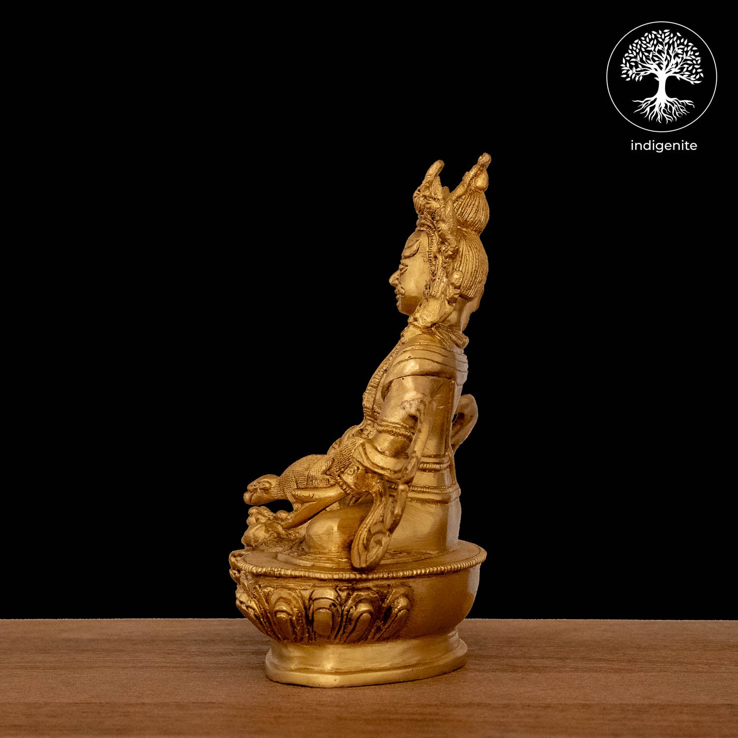 Lord Kuber Idol - Brass Statue