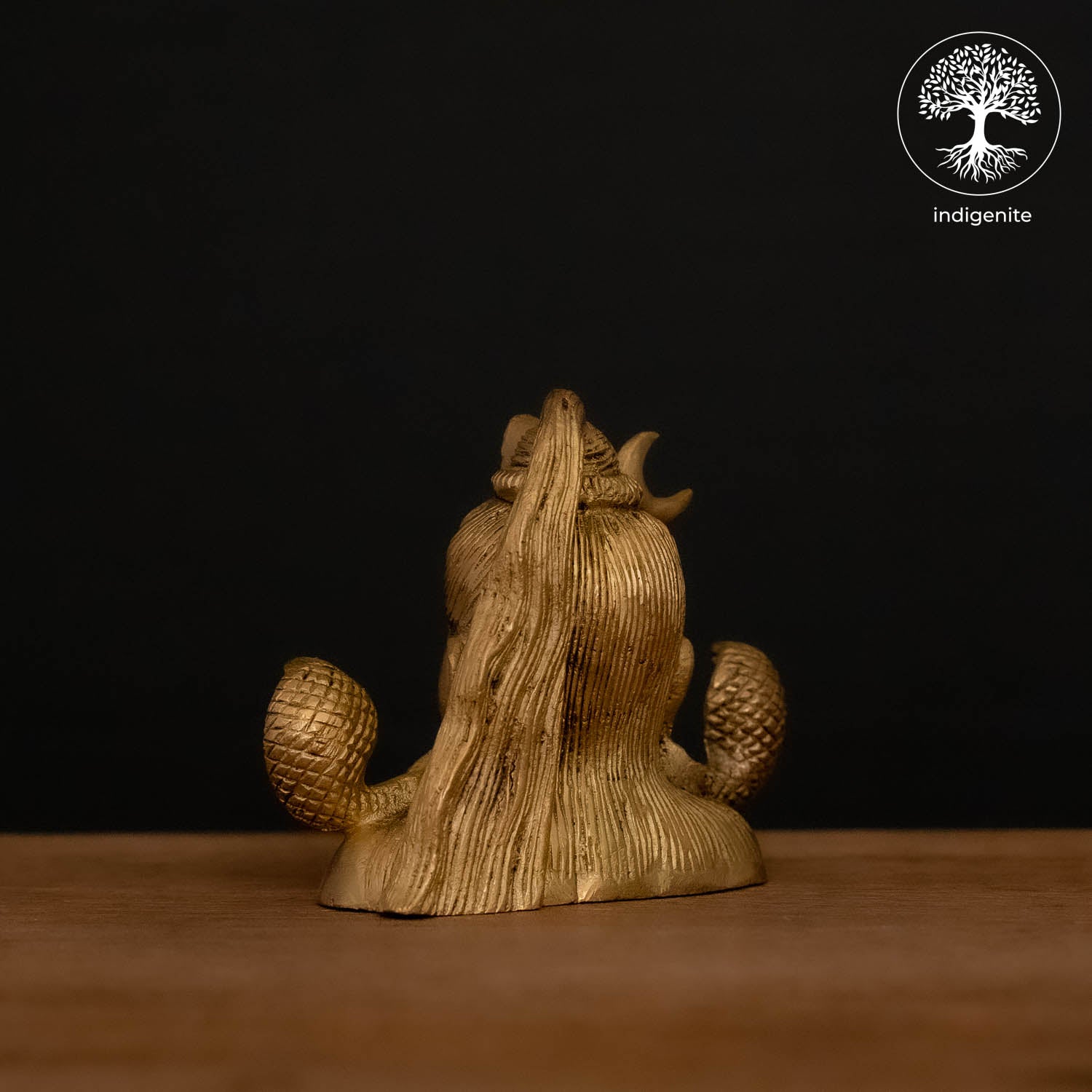 Lord Shiva Bust - Brass Staute