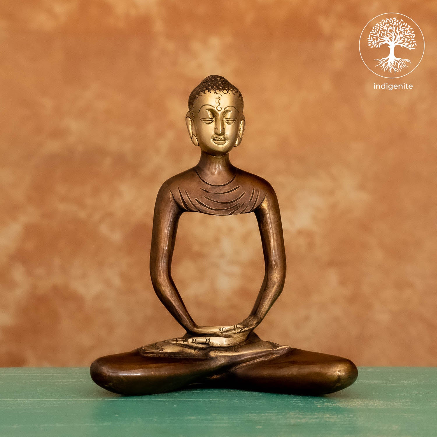 Modern Lord Buddha Idol - Brass Statue