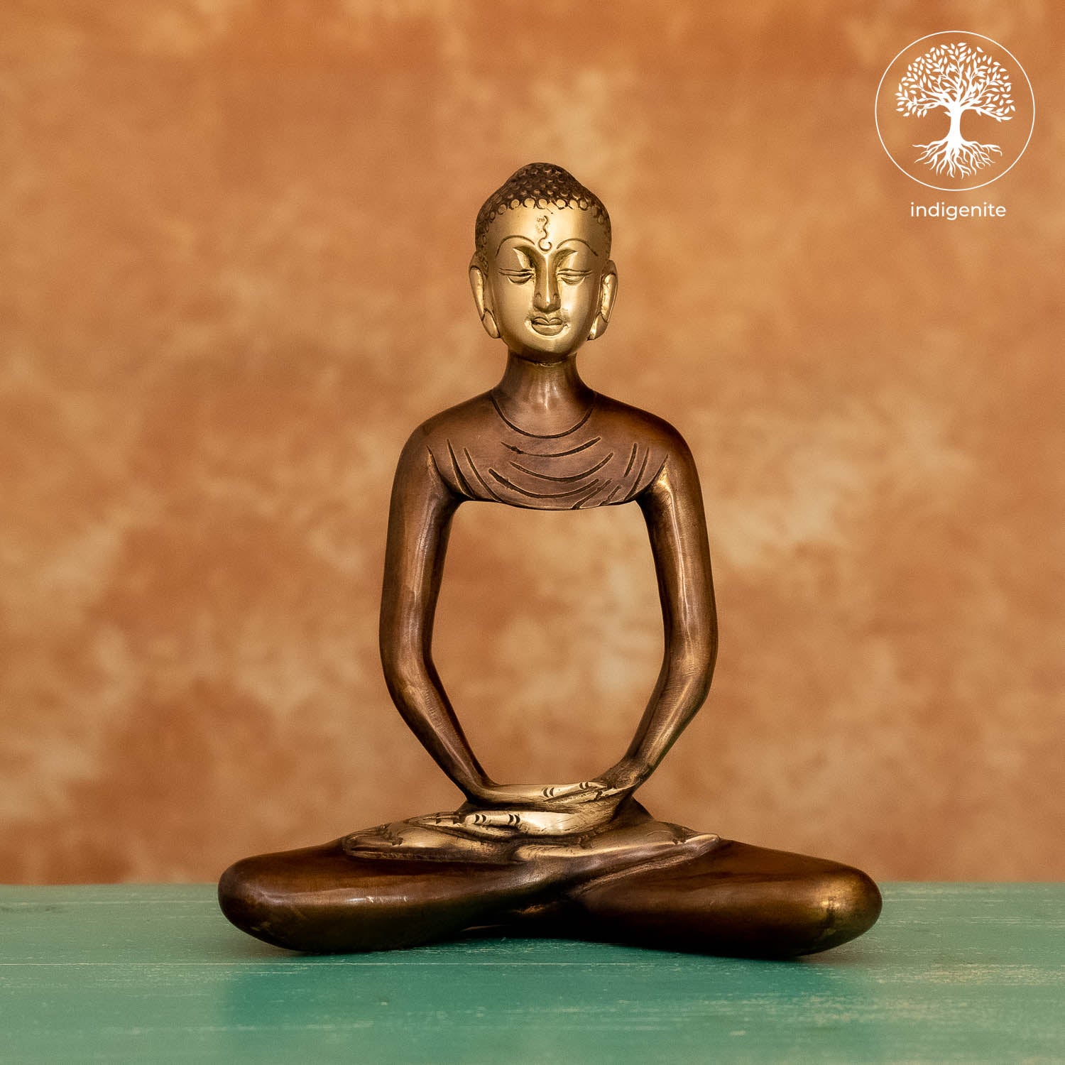 Modern Lord Buddha Idol - Brass Statue