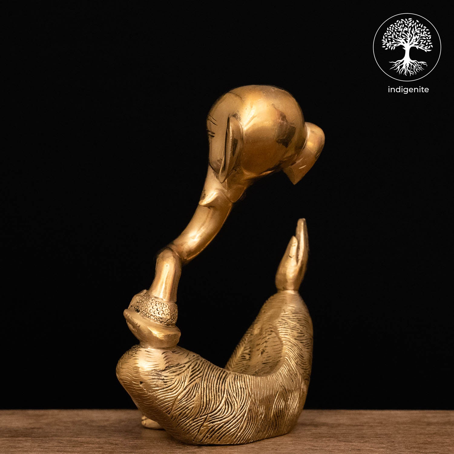 Modern Lord Ganesh Idol - Brass Statue | 8 Inch