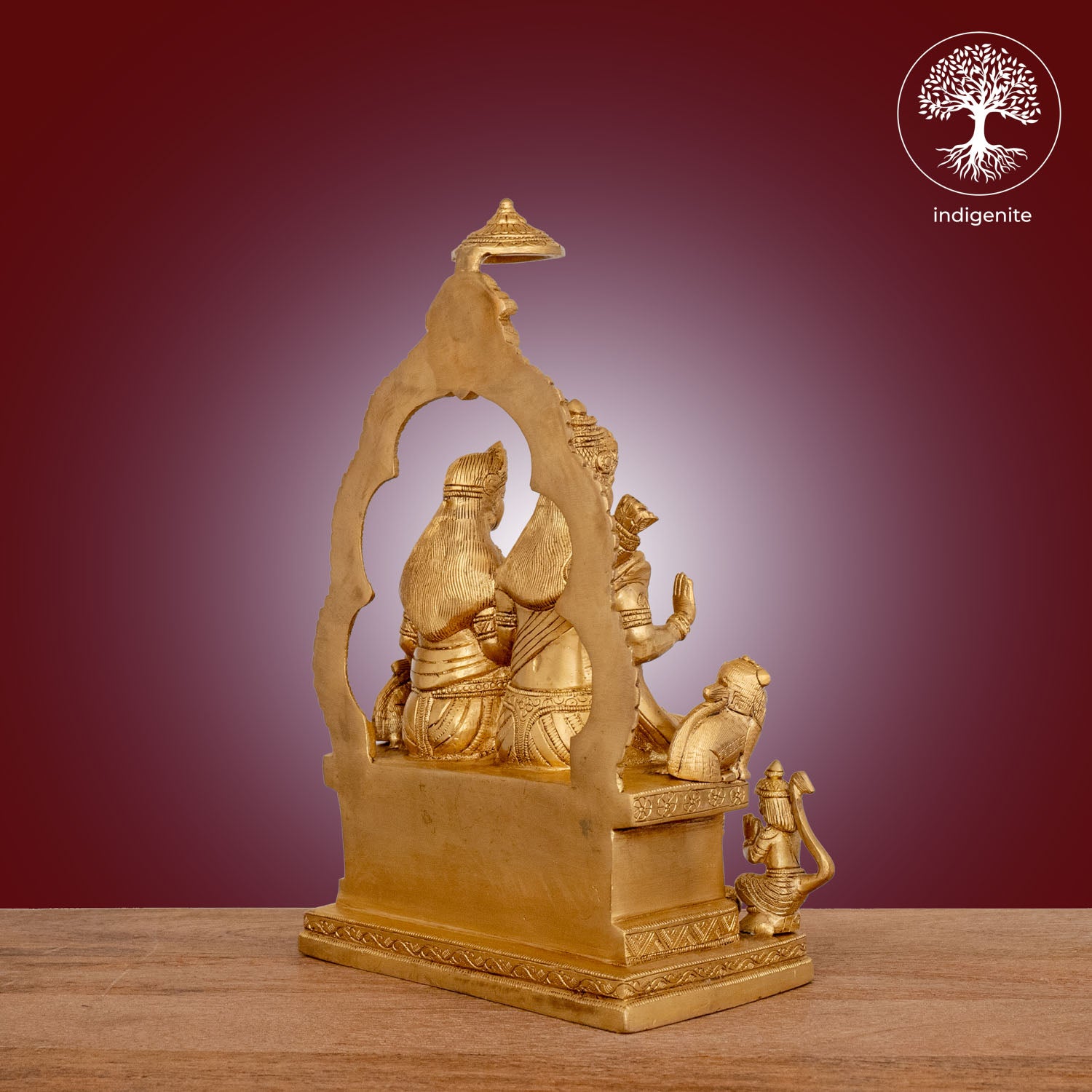 Shri Ram Darbar - Brass Statue