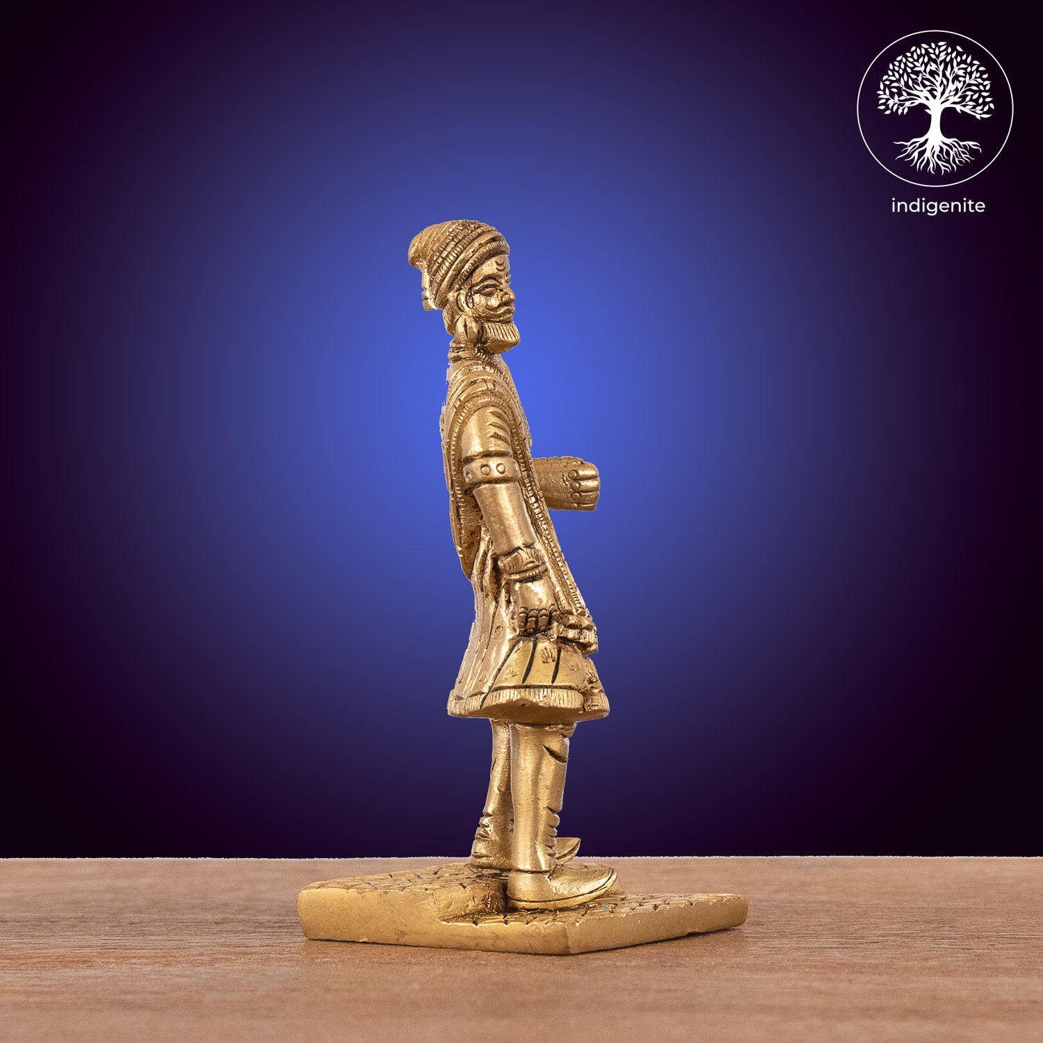 Standing Chhatrapati Shivaji Maharaj - Brass Statue
