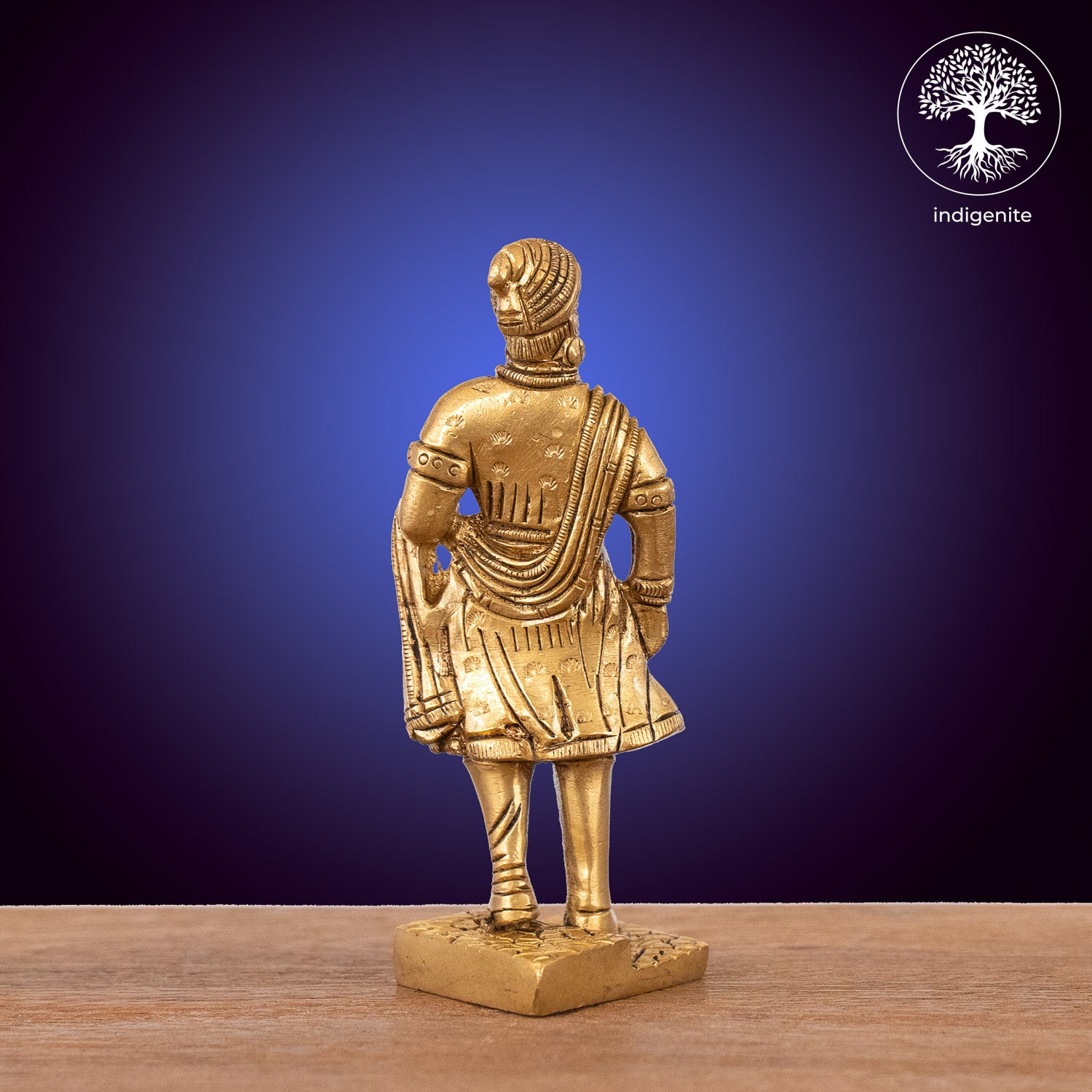 Standing Chhatrapati Shivaji Maharaj - Brass Statue