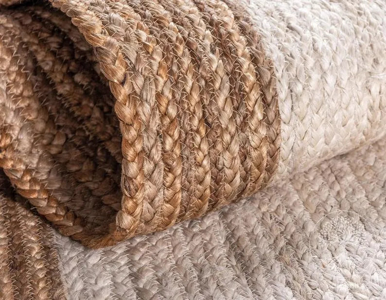 Moonlit Mirage - Jute Braided Rugs