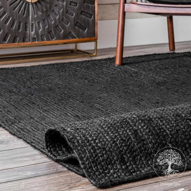 Midnight Mist - Jute Braided Rugs