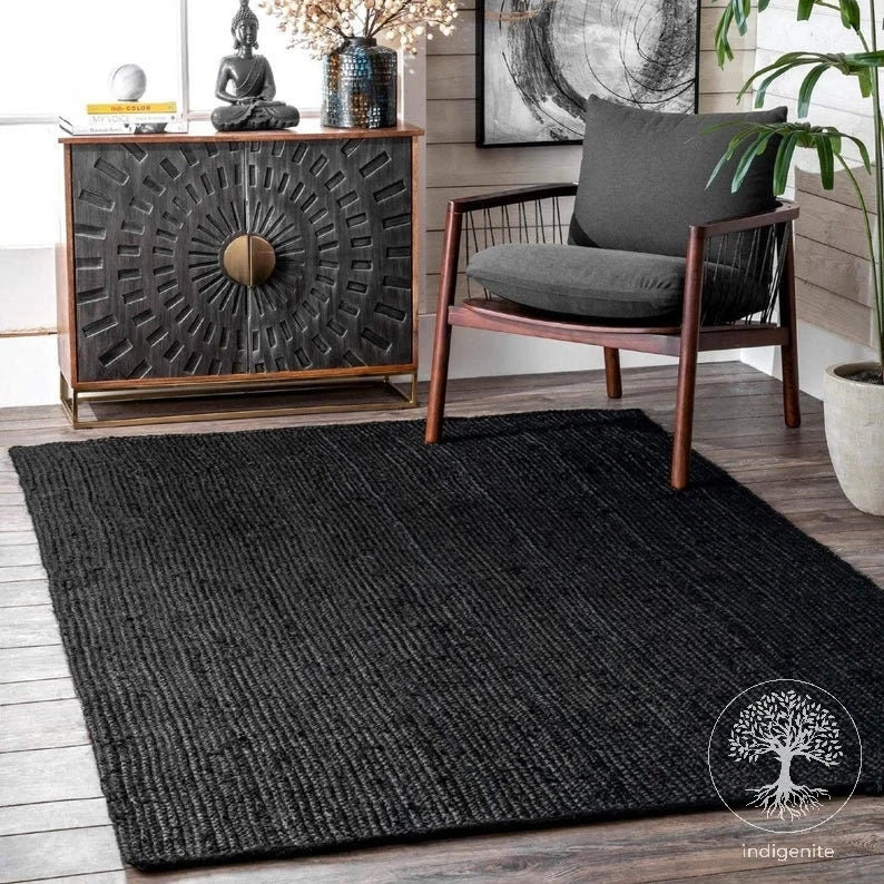 Midnight Mist - Jute Braided Rugs
