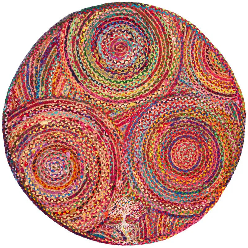 Floral Fantasy - Jute Braided Rugs
