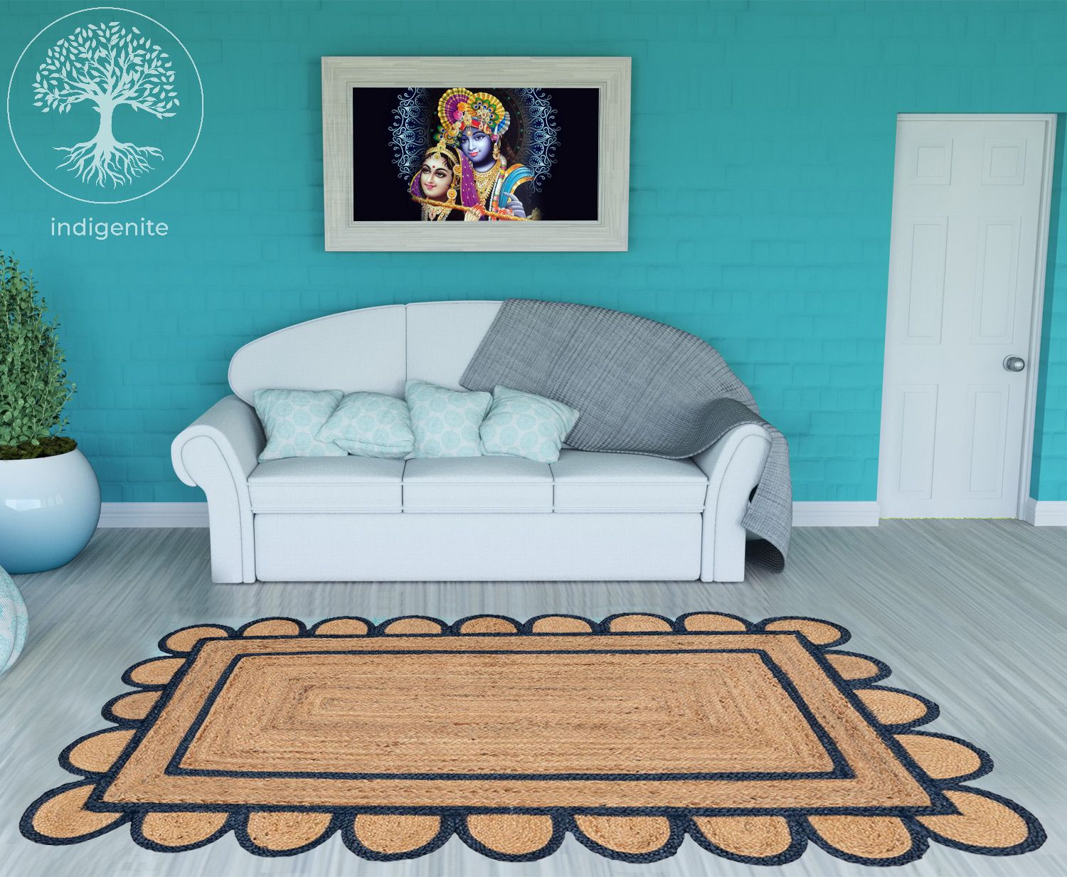 Autumn Leaves - Jute Braided Rugs