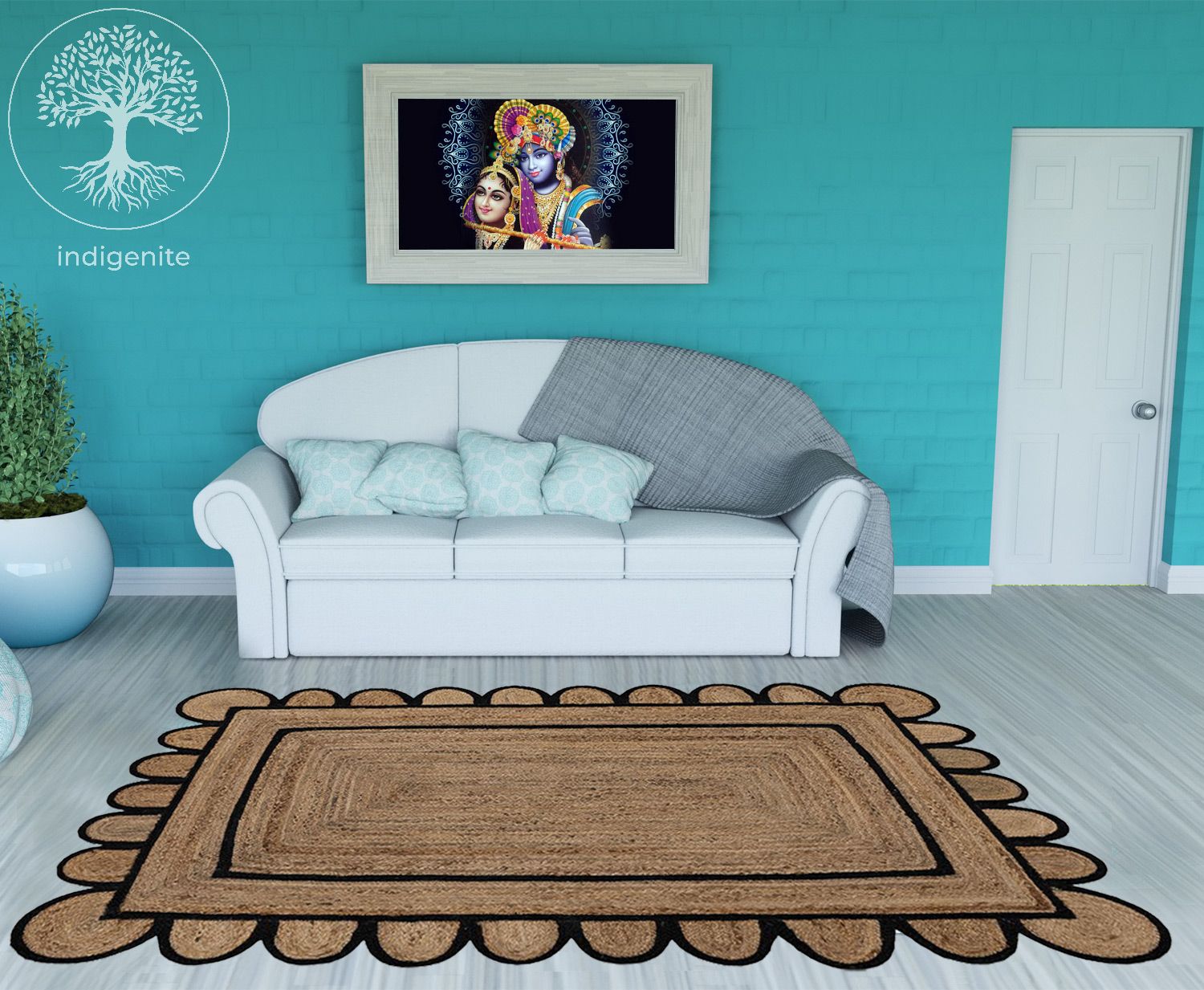 Dreamy Dusk - Jute Braided Rugs