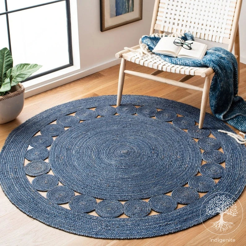 Midnight Oasis - Jute Braided Rugs