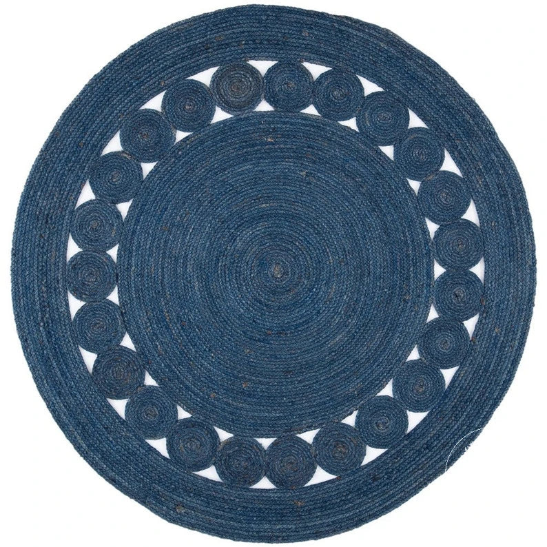 Midnight Oasis - Jute Braided Rugs