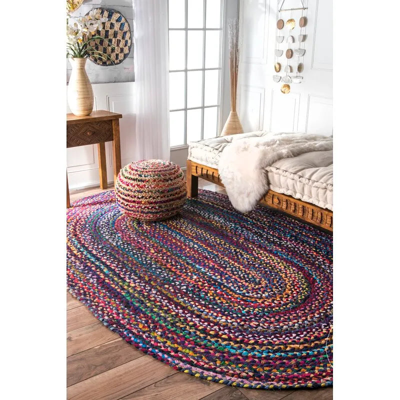 Rainbow Fields - Jute Braided Rugs