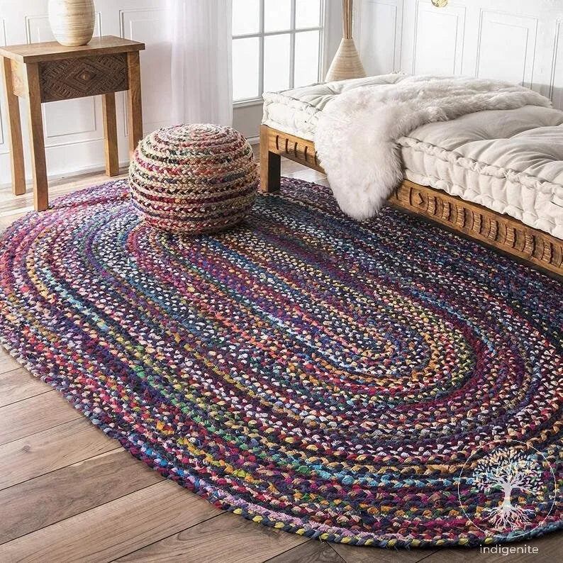 Rainbow Fields - Jute Braided Rugs