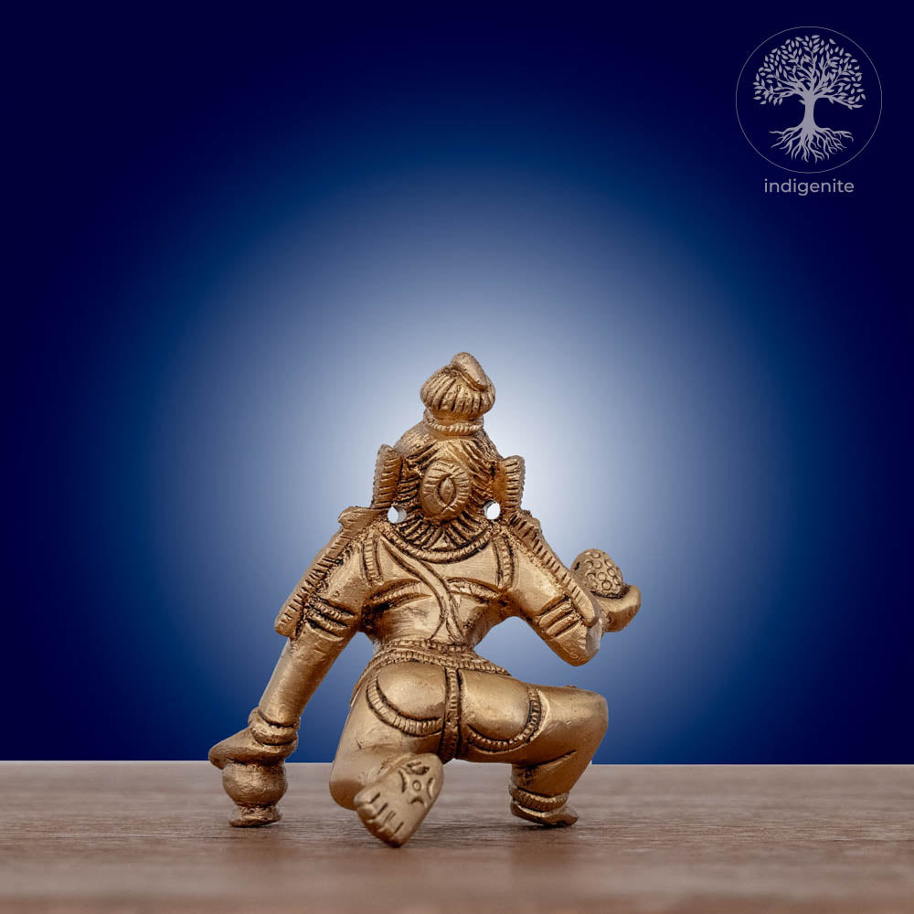 Bal Krishna Idol - Brass Statue