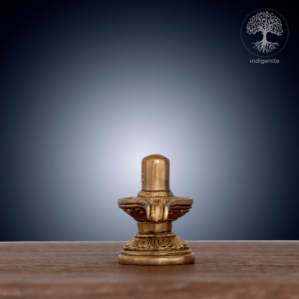 Brass Shivling - Shiv Lingam Sculpture