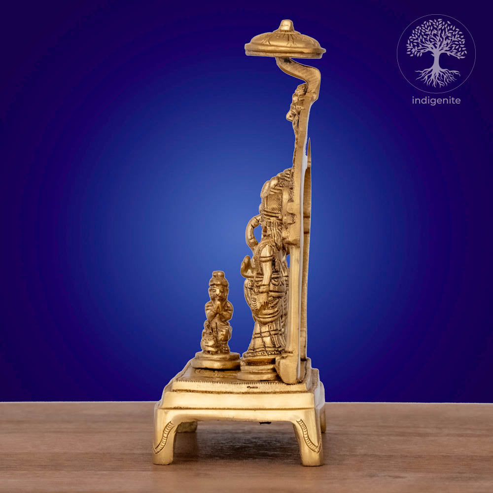 Shri Ram Darbar - Brass Statue Set