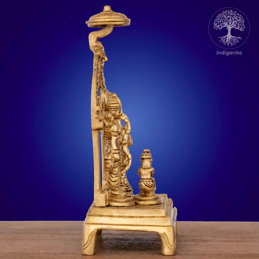 Shri Ram Darbar - Brass Statue Set