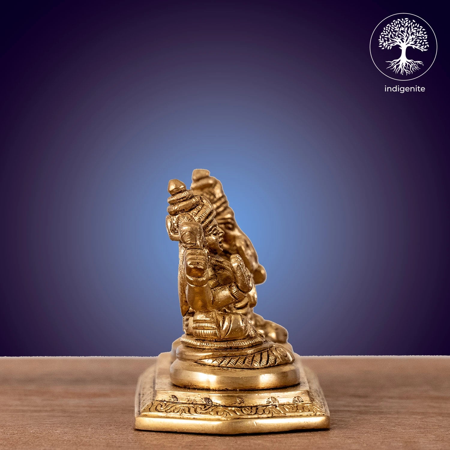 Ganesh Lakshmi Idols with Base - Brass Statue | 3 Inch