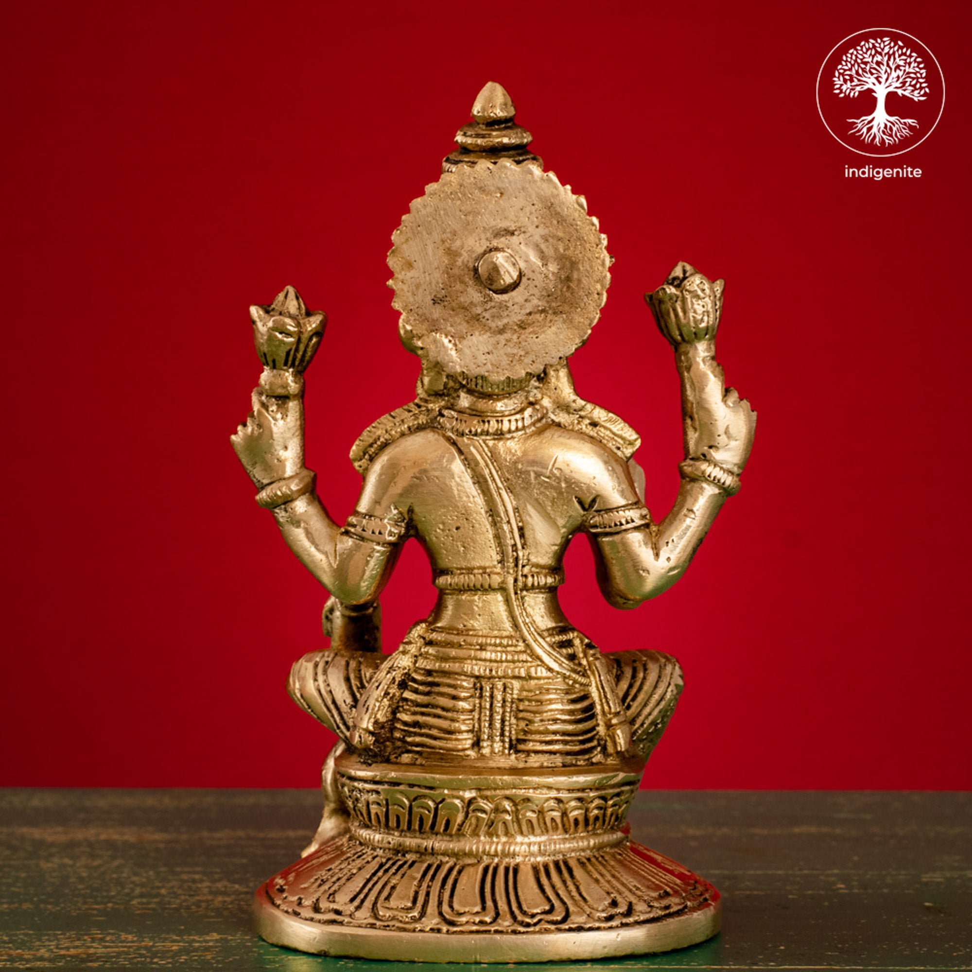 Goddess Lakshmi Idol - Brass Statue