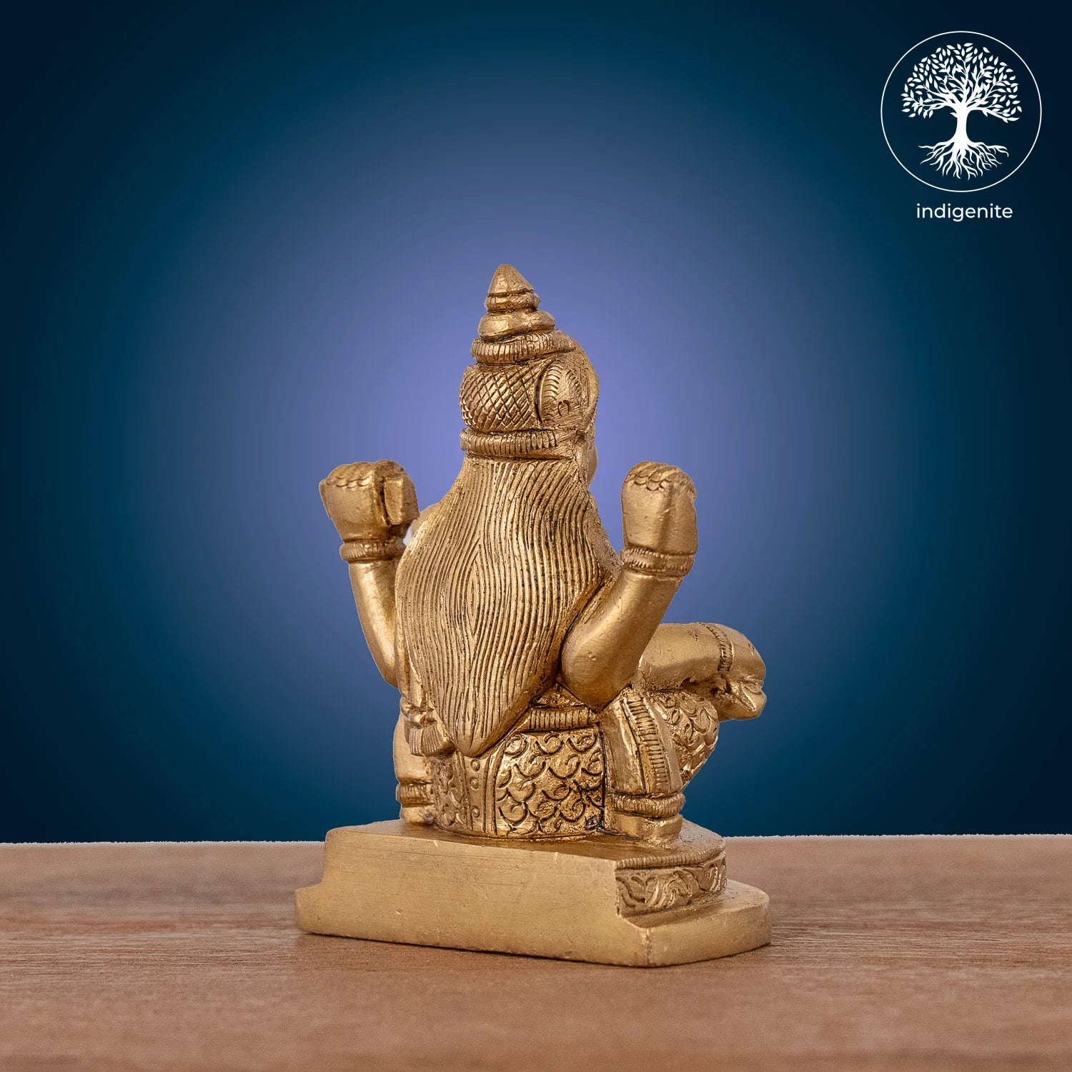 Goddess Saraswati Idol - Brass Statue | 3.5 Inch