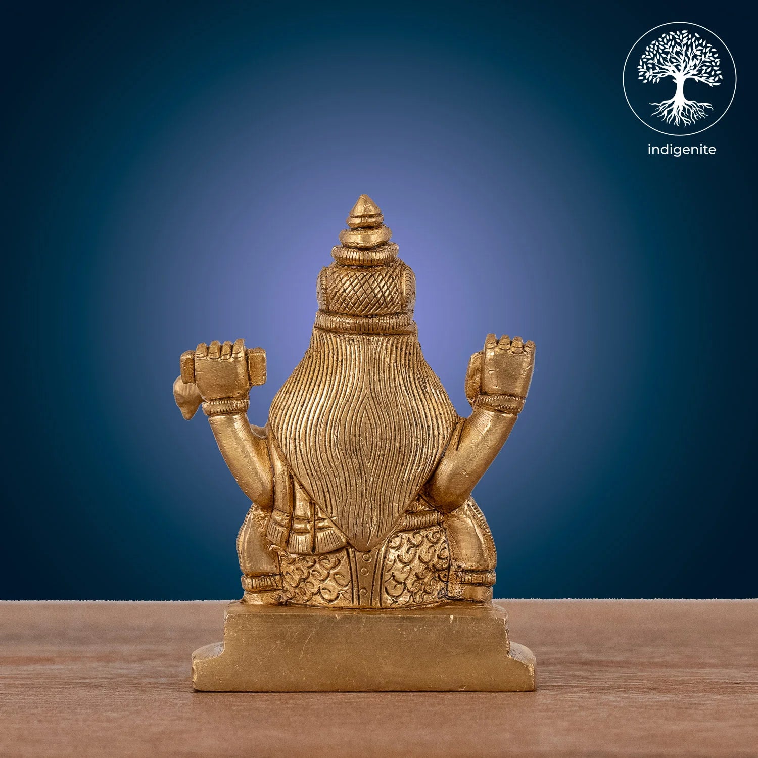 Goddess Saraswati Idol - Brass Statue | 3.5 Inch